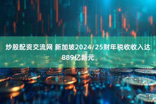 炒股配资交流网 新加坡2024/25财年税收收入达889亿新元